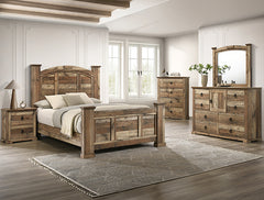 Ella-Mae Reclaimed Natural Dresser Mirror - Ornate Home