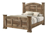 Ella-Mae Reclaimed Natural Queen Poster Bed - Ornate Home