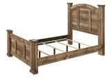 Ella-Mae Reclaimed Natural Queen Poster Bed - Ornate Home