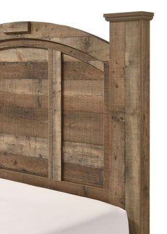 Ella-Mae Reclaimed Natural Queen Poster Bed - Ornate Home