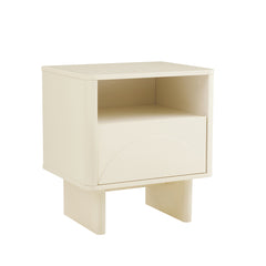 Ella Nightstand in Cream (set of 2) - Ornate Home
