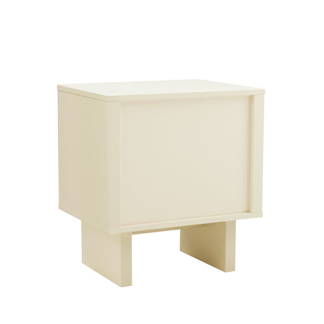 Ella Nightstand in Cream (set of 2) - Ornate Home