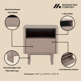 Ella Nightstand in Mocha - Ornate Home