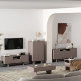 Ella Nightstand in Mocha (set of 2) - Ornate Home