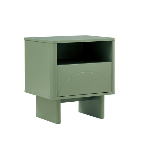 Ella Nightstand in Sage Green (set of 2) - Ornate Home
