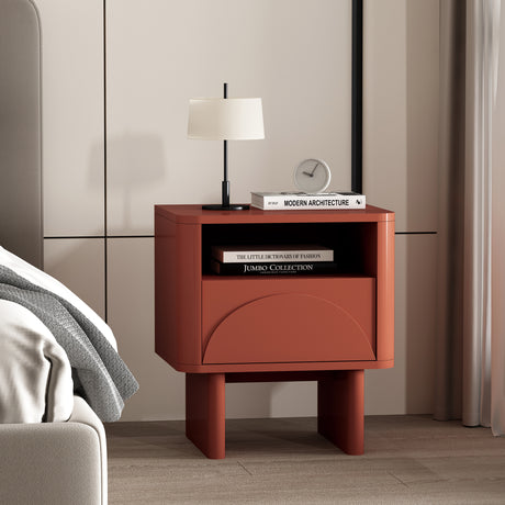 Ella Nightstand in Terracotta - Ornate Home