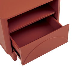 Ella Nightstand in Terracotta (set of 2) - Ornate Home