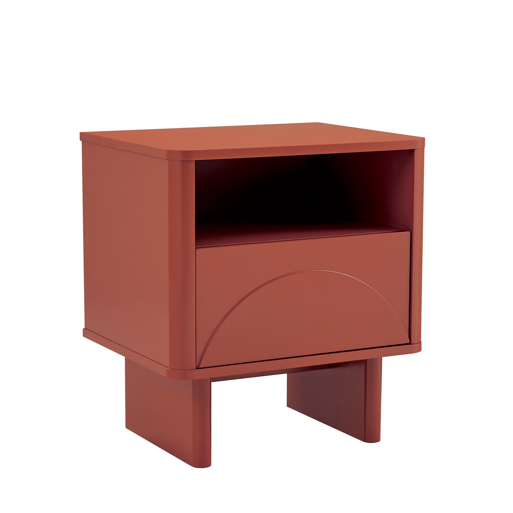 Ella Nightstand in Terracotta (set of 2) - Ornate Home