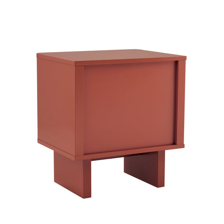 Ella Nightstand in Terracotta (set of 2) - Ornate Home