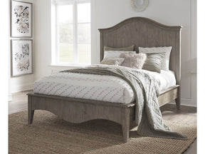 Ella Solid Wood Crown California King Bed in Camel - Ornate Home