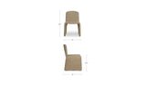 Ella Speckled Brown Dining Chair - Ornate Home