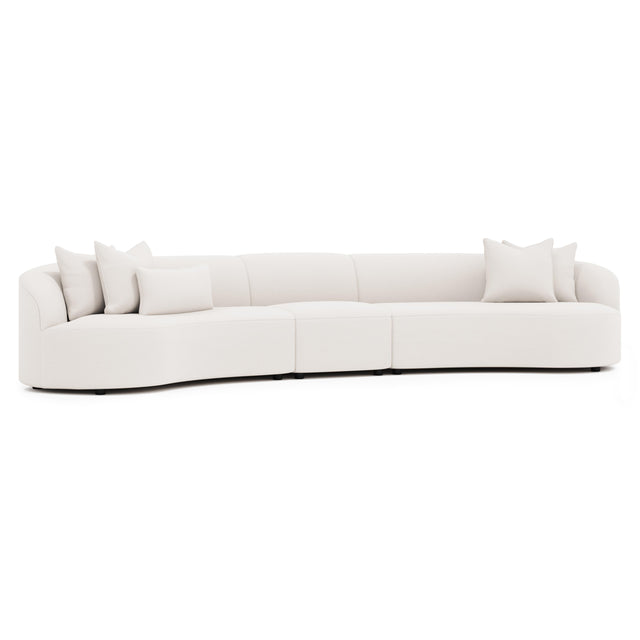 Elle Ivory Sectional - Ornate Home