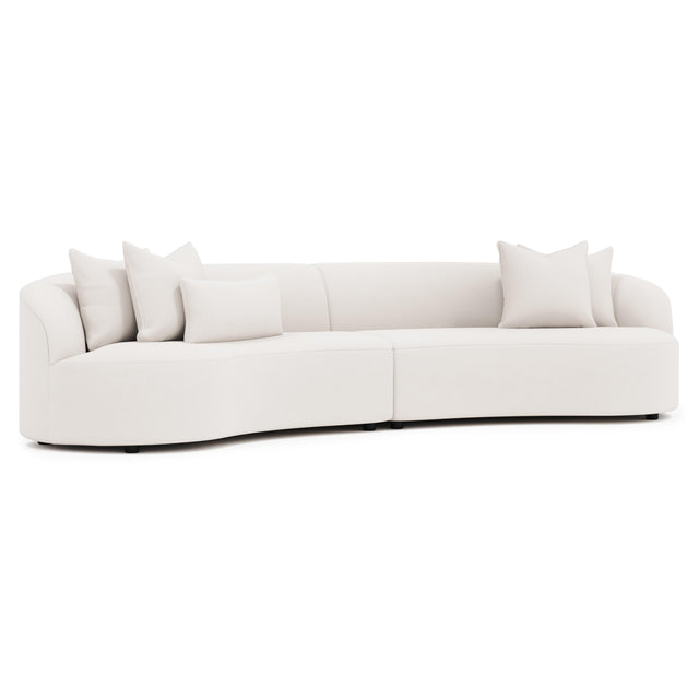 Elle Ivory Sectional - Ornate Home
