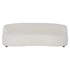 Elle Ivory Sofa Without Pillows - Ornate Home