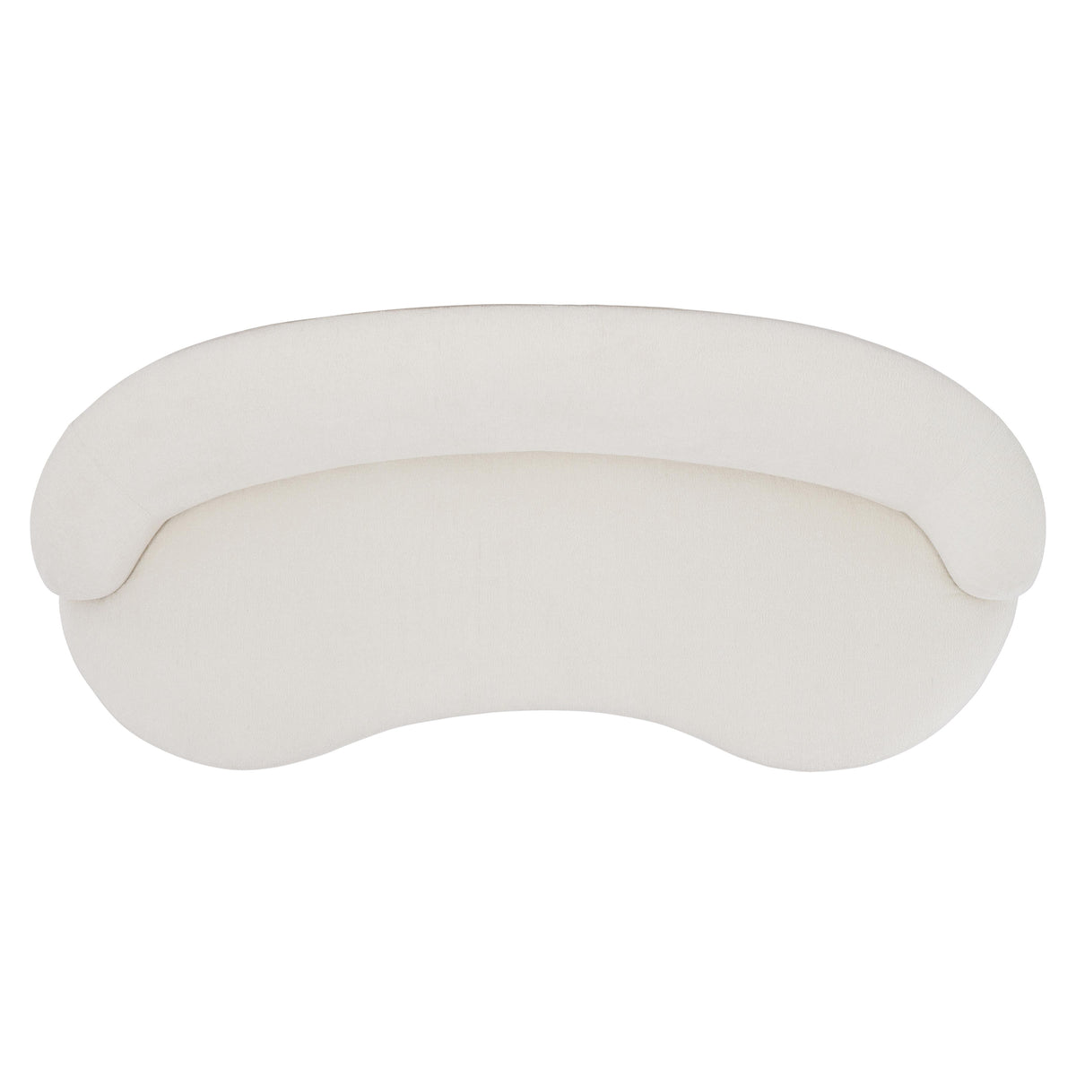 Elle Ivory Sofa Without Pillows - Ornate Home