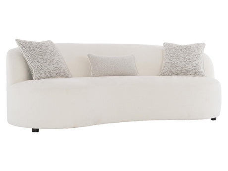 Elle White/Cream Fabric Sofa - Ornate Home