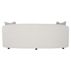Elle White/Cream Fabric Sofa - Ornate Home