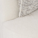 Elle White/Cream Fabric Sofa - Ornate Home
