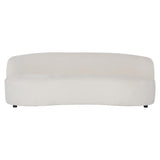 Elle White/Cream Fabric Sofa - Ornate Home