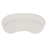 Elle White/Cream Fabric Sofa - Ornate Home