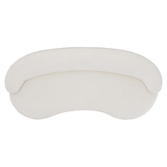 Elle White/Cream Fabric Sofa - Ornate Home