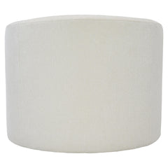 Elle White/Cream Fabric Swivel Chair - Ornate Home