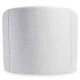 Elle White/Cream Fabric Swivel Chair - Ornate Home