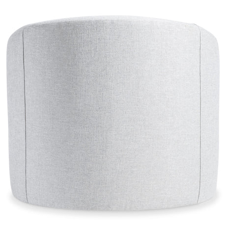 Elle White/Cream Fabric Swivel Chair - Ornate Home