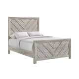Ellen White 3-Piece Full Panel Bedroom Set - Ornate Home