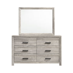 Ellen White Dresser & Mirror Set - Ornate Home