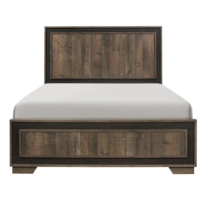Ellendale Mahogany/Dark Ebony California King Bed - Ornate Home