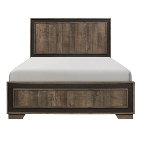 Ellendale Mahogany/Dark Ebony California King Bed - Ornate Home