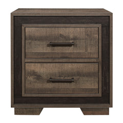Ellendale Rustic Mahogany / Dark Ebony 4-piece Twin Bedroom Set - Ornate Home