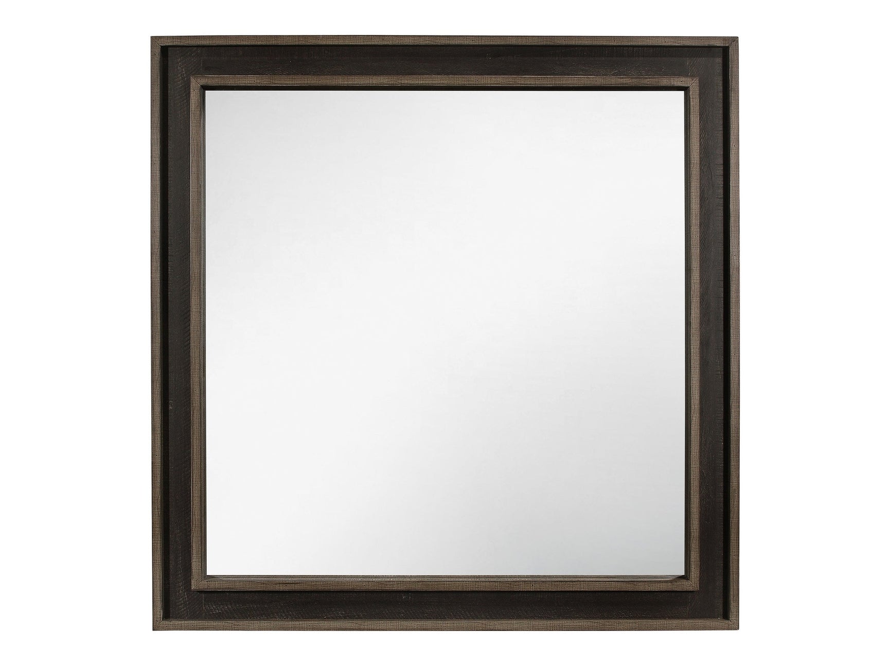 Ellendale Rustic Mahogany/Dark Ebony Mirror - Ornate Home