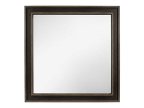 Ellendale Rustic Mahogany/Dark Ebony Mirror - Ornate Home