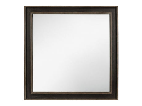 Ellendale Rustic Mahogany/Dark Ebony Mirror - Ornate Home