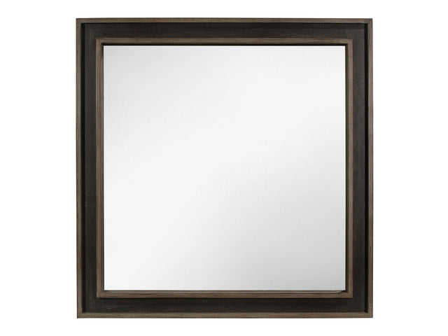 Ellendale Rustic Mahogany/Dark Ebony Mirror - Ornate Home