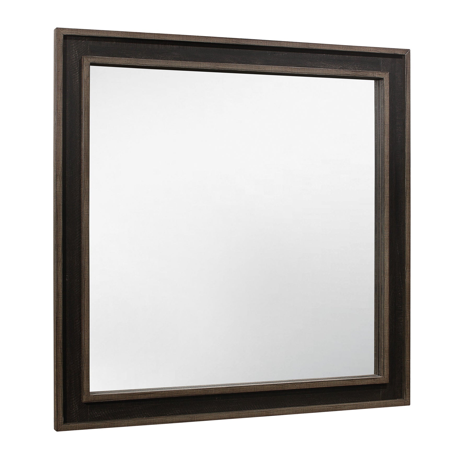 Ellendale Rustic Mahogany/Dark Ebony Mirror - Ornate Home