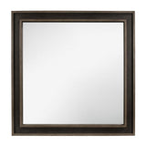 Ellendale Rustic Mahogany/Dark Ebony Mirror - Ornate Home
