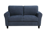 Ellery Blue Loveseat - Ornate Home