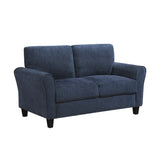 Ellery Blue Loveseat - Ornate Home