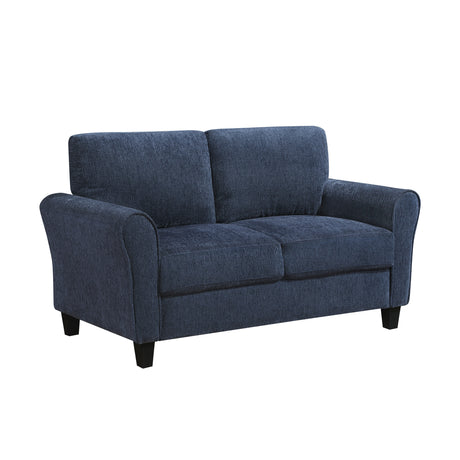 Ellery Blue Loveseat - Ornate Home