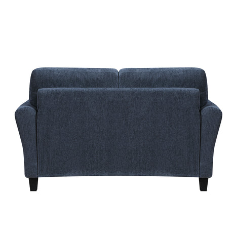 Ellery Blue Loveseat - Ornate Home