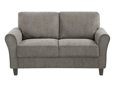 Ellery Brown Loveseat - Ornate Home