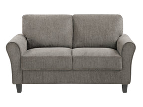Ellery Brown Loveseat - Ornate Home