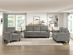 Ellery Brown Loveseat - Ornate Home