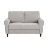 Ellery Dark Gray Sofa & Loveseat - Ornate Home