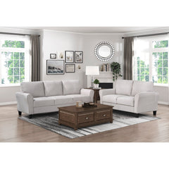 Ellery Sand Loveseat - Ornate Home