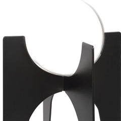 Ellianna Black Crystal Spheres On Base (Set of 2) - Ornate Home