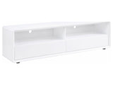 Ellice White 71-inch TV Stand Media Console - Ornate Home